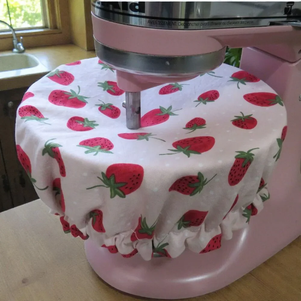 Kitchenaid Bowl Cover, Reversible Strawberries and Floral